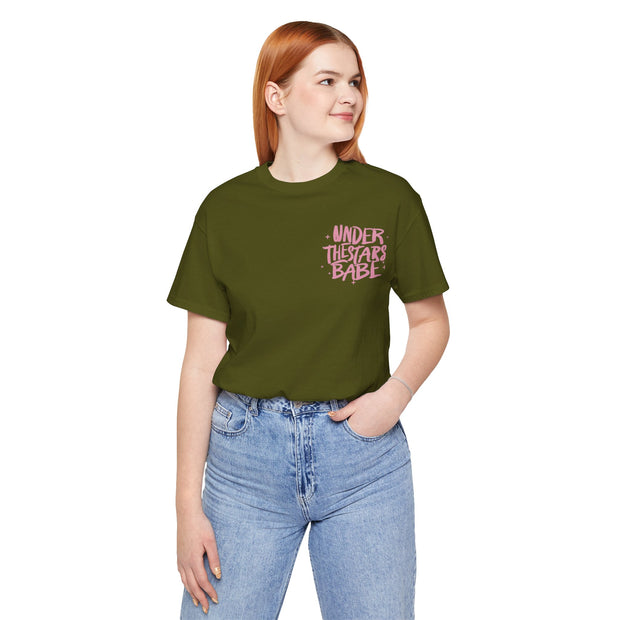 Essential Unisex Jersey Short Sleeve Tee - Classic & Comfortable - Under the Stars Babe