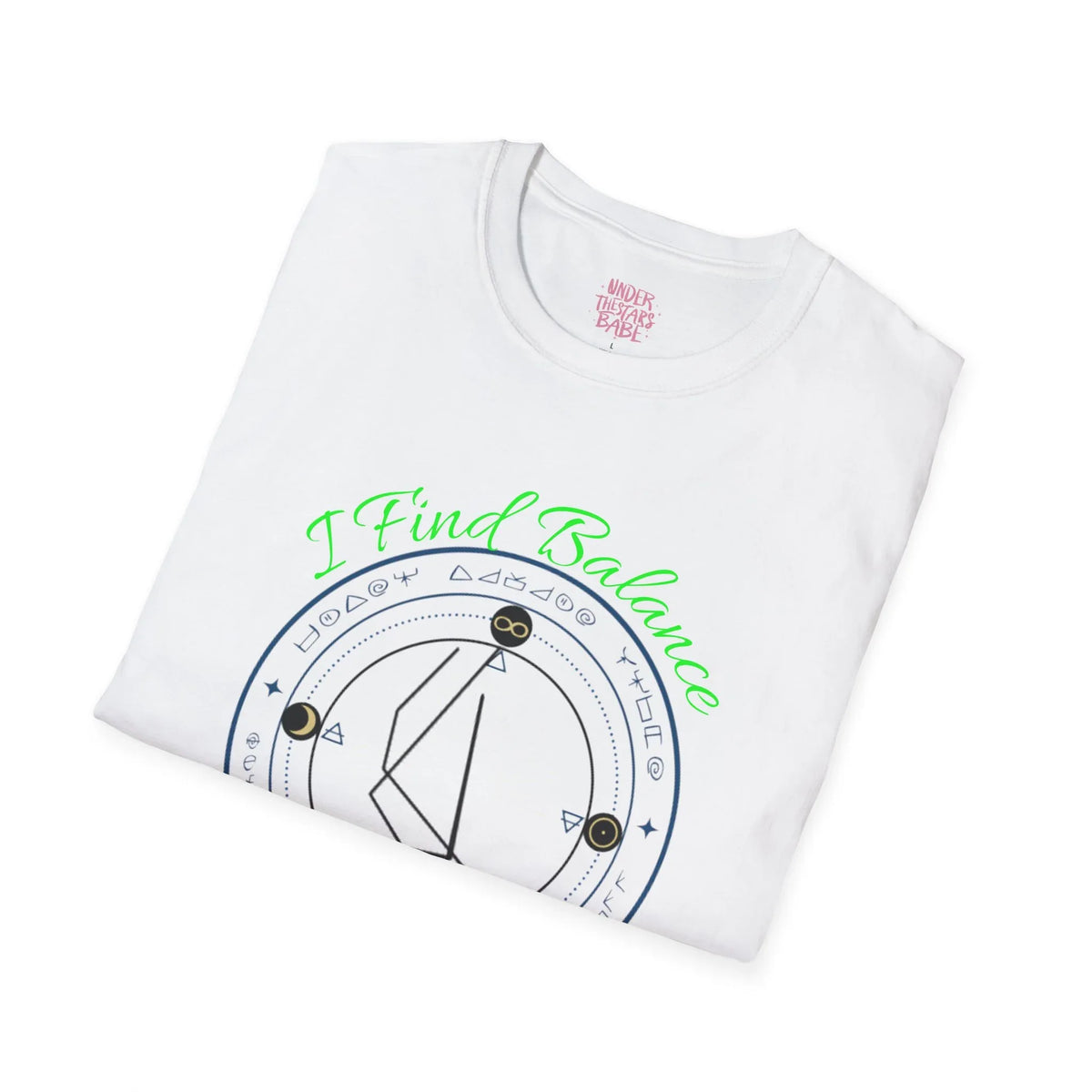 I Find Balance Sigil T-Shirt — Sigil Symbol Graphic Tee Shirt - underthestarsbabe