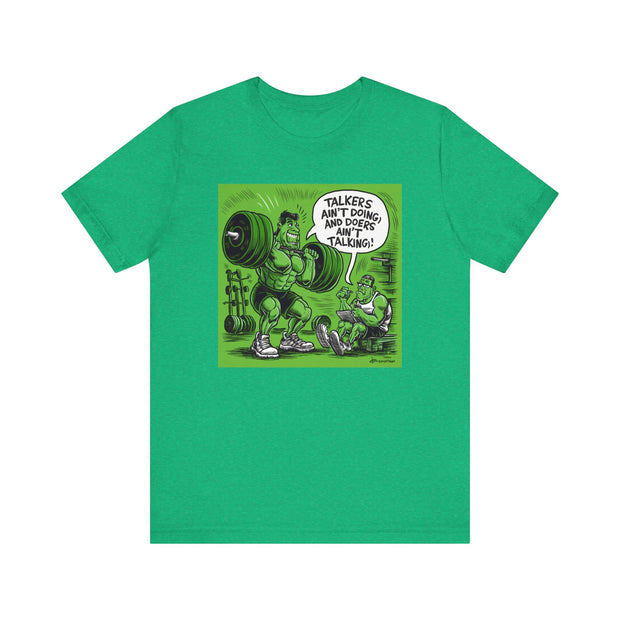 Doers Talkers Unisex Jersey Tee - Motivational & Bold - Under the Stars Babe