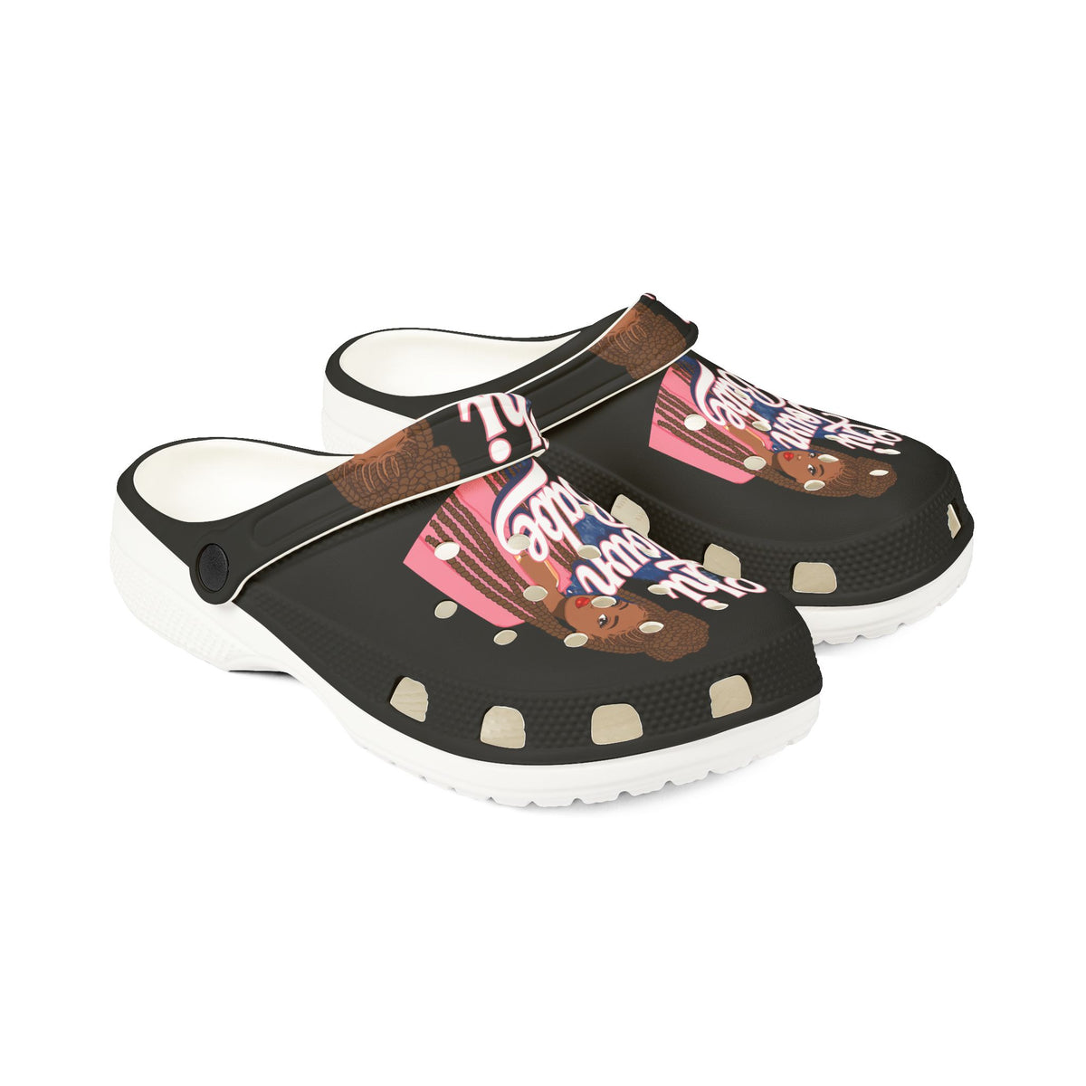 Chi Town Babe EVA Foam Clogs — Printed Comfort Shoes