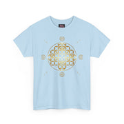 Gold Flower Of Life Unisex Graphic Tee