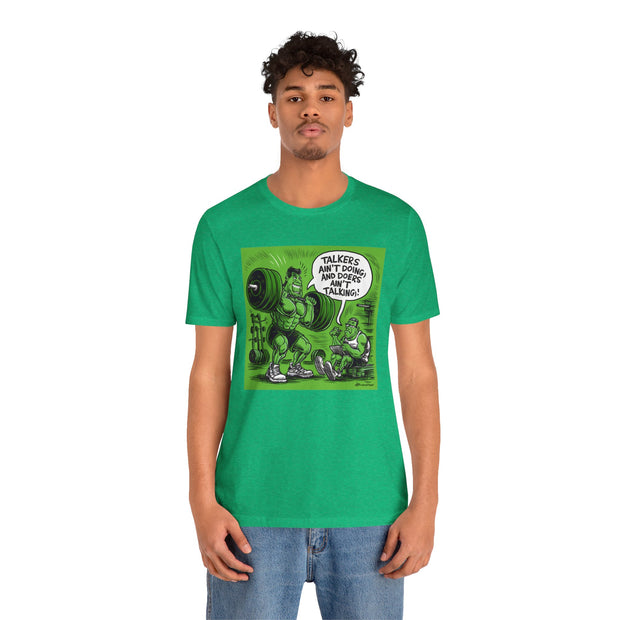 Doers Talkers Unisex Jersey Tee - Motivational & Bold - Under the Stars Babe