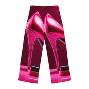 Pink Lipstick & Heels Women's Pajama Pants - Trendy - Under the Stars Babe