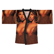 Kiara Long Sleeve Kimono Robe - Elegant & Stylish - Under the Stars Babe