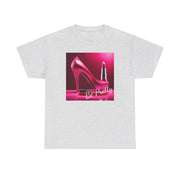 Lipstick & High Heels Unisex Cotton Tee - Trendy - Under the Stars Babe