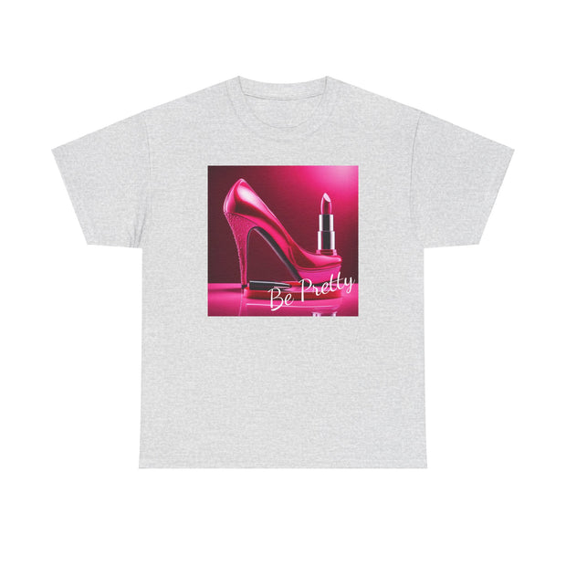 Lipstick & High Heels Unisex Cotton Tee - Trendy - Under the Stars Babe