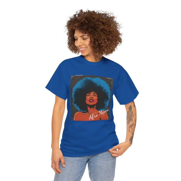 Afro Mama Unisex Heavy Cotton Tee - Unique & Bold - Under the Stars Babe