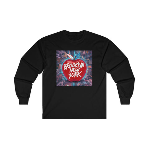 Brooklyn NY Long Sleeve Cotton Sweat Shirt - Under The Stars Babe