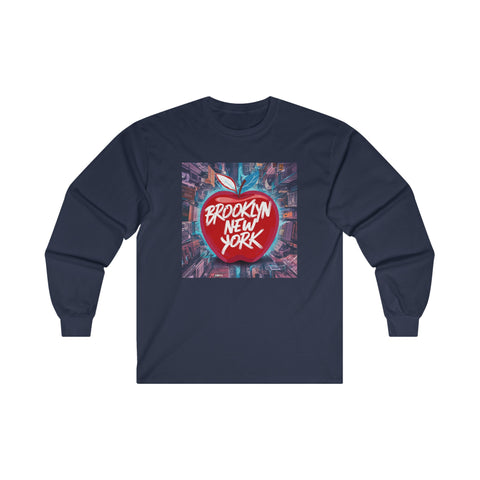 Brooklyn NY Long Sleeve Cotton Sweat Shirt - Under The Stars Babe
