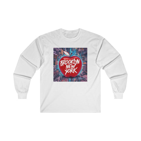 Brooklyn NY Long Sleeve Cotton Sweat Shirt - Under The Stars Babe