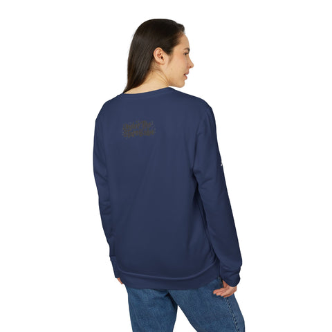 Master Student Adidas® Unisex Fleece Crewneck Sweatshirt - Under The Stars Babe