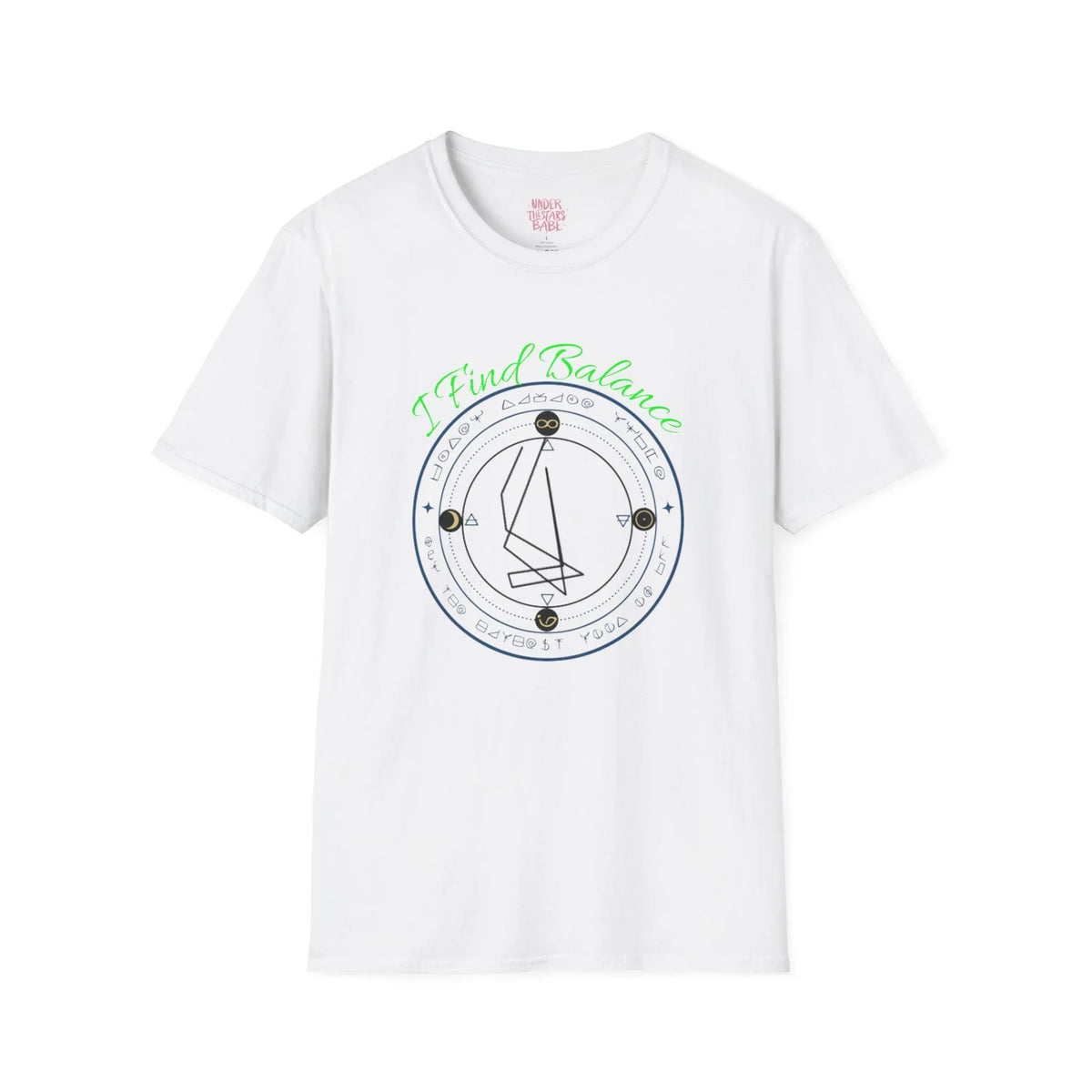 I Find Balance Sigil T-Shirt — Sigil Symbol Graphic Tee Shirt - underthestarsbabe