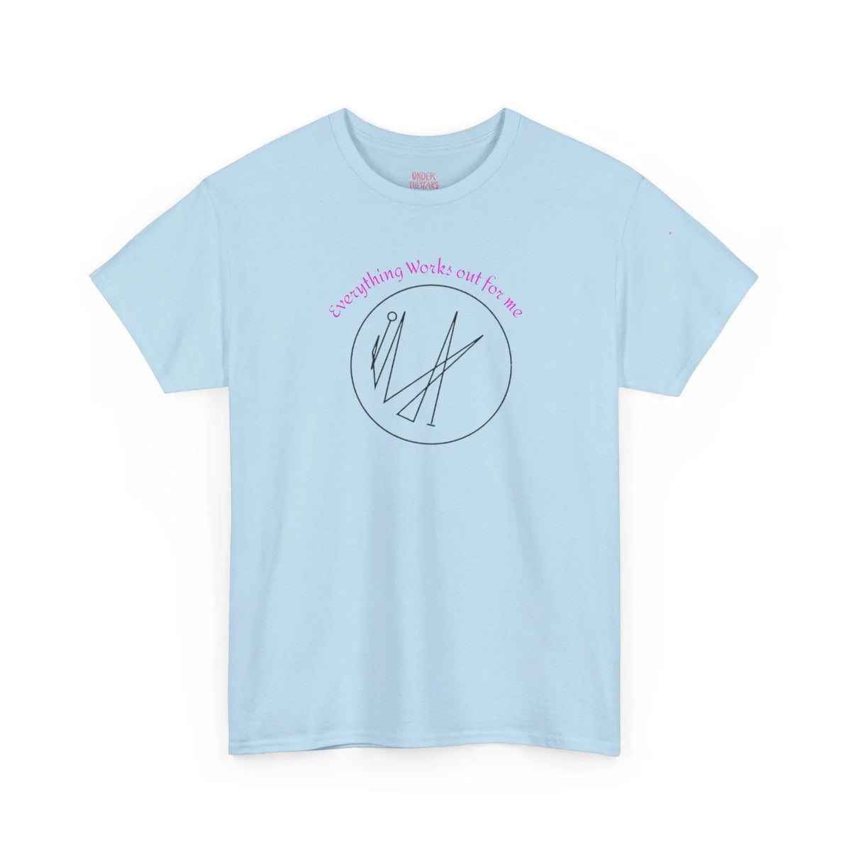 Everything Works Out For Me Sigil Energy Tee - underthestarsbabe