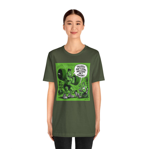 Doers Talkers Unisex Jersey Tee - Motivational & Bold - Under the Stars Babe