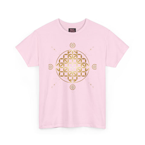 Gold Flower Of Life Unisex Graphic Tee