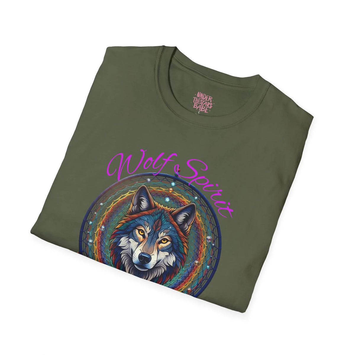Wolf Dreamcatcher T-Shirt — Native Spirit Animal Graphic Tee - underthestarsbabe