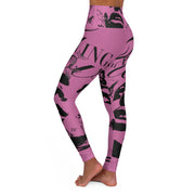 Falling in Love High-Waisted Yoga Leggings - Under the Stars Babe