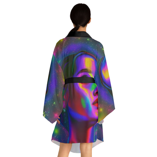 Chic Long Sleeve Kimono Robe for Any Occasion - Under the Stars Babe