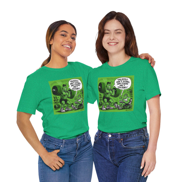 Doers Talkers Unisex Jersey Tee - Motivational & Bold - Under the Stars Babe