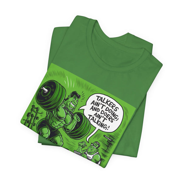 Doers Talkers Unisex Jersey Tee - Motivational & Bold - Under the Stars Babe