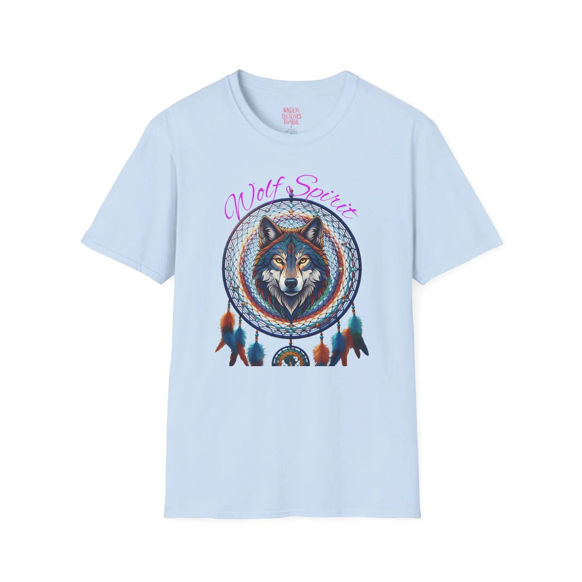 Wolf Dreamcatcher T-Shirt — Native Spirit Animal Graphic Tee - underthestarsbabe