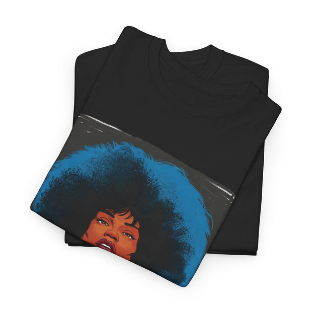 Afro Mama Unisex Heavy Cotton Tee - Unique & Bold - Under the Stars Babe
