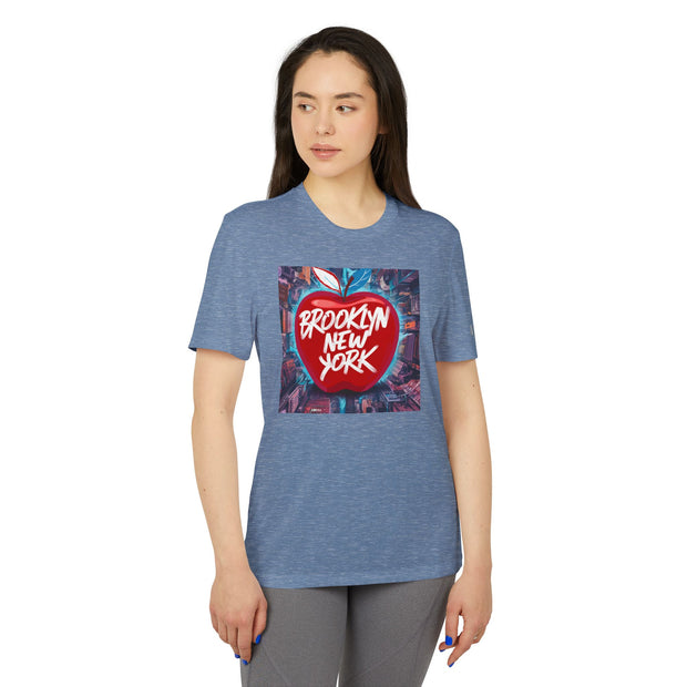 Brooklyn NY Adidas® Unisex Sport T-Shirt - Under The Stars Babe