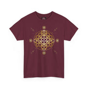 Gold Flower Of Life Unisex Graphic Tee