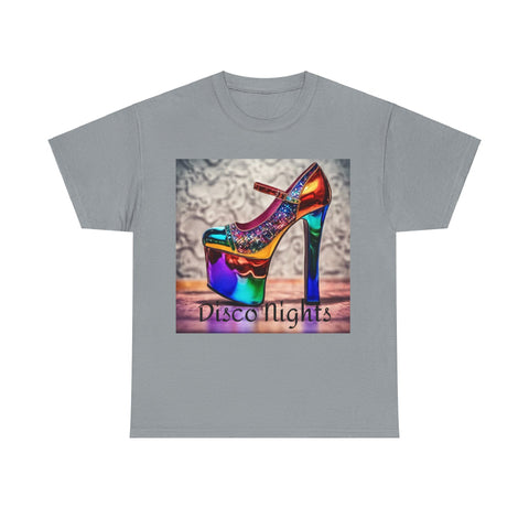 Disco Nights Unisex Heavy Cotton Tee - Retro Vibes - Under the Stars Babe