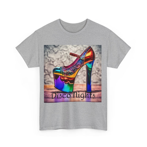 Disco Nights Unisex Heavy Cotton Tee - Retro Vibes - Under the Stars Babe