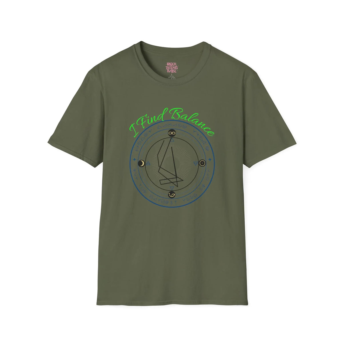 I Find Balance Sigil T-Shirt — Sigil Symbol Graphic Tee Shirt - underthestarsbabe