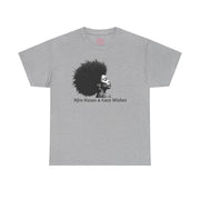 Afro Kisses & Cocoa Wishes Tee | Unisex Heavy Cotton T-Shirt for Black History Month, Celebrations, Diversity, Gift for Her