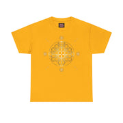 Gold Flower Of Life Unisex Graphic Tee