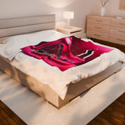 Beauty Is Within Velveteen Plush Blanket