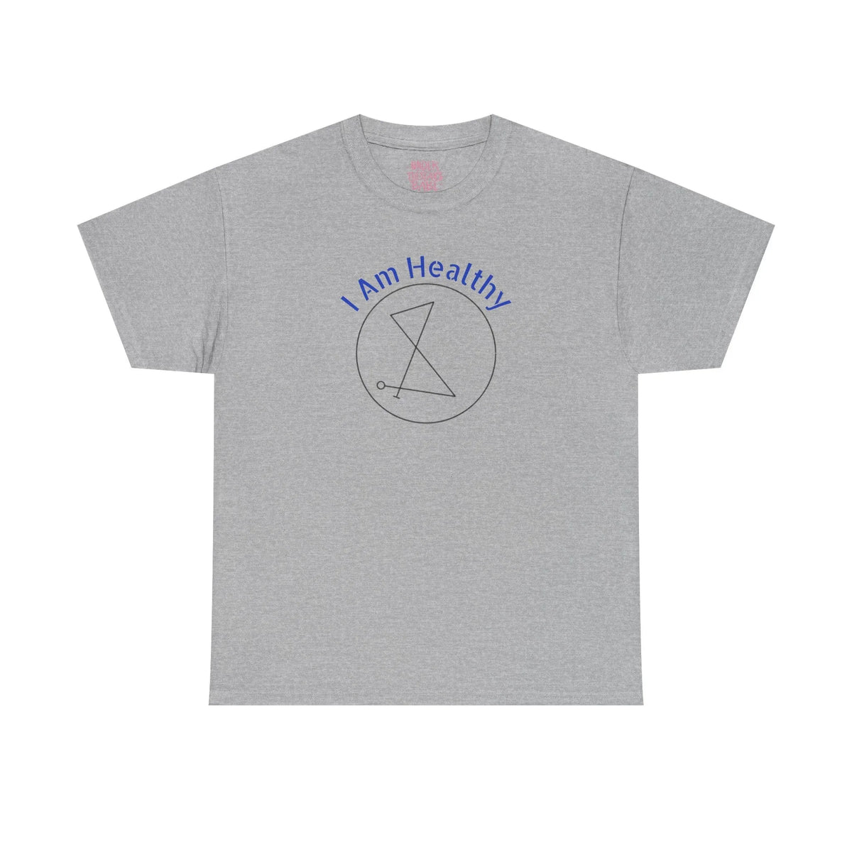 I AM Healthy Sigil Healing T-Shirt — Spiritual Wellness Tee - underthestarsbabe