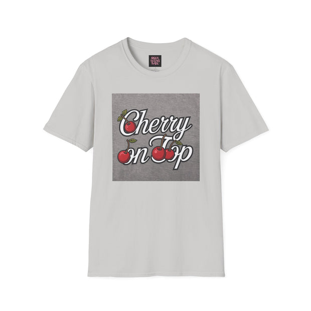 Cherry On Top Unisex Softstyle T-Shirt - Under The Stars Babe