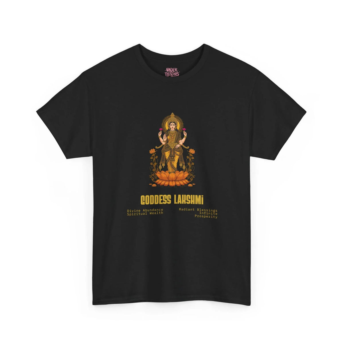 Goddess Lakshmi Abundance & Blessings Tee - underthestarsbabe