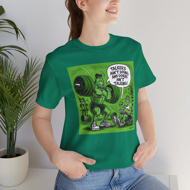 Doers Talkers Unisex Jersey Tee - Motivational & Bold - Under the Stars Babe