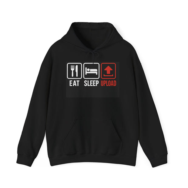 Gamer Eat Sleep Upload Unisex Hoodie Apparel