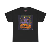 Unisex Halloween Tee, Fun Halloween Shirt, Pumpkin Graphic Tee, Witch Design Shirt, Spooky Season Apparel, Halloween Gift
