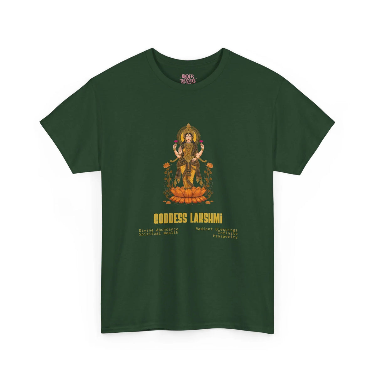 Goddess Lakshmi Abundance & Blessings Tee - underthestarsbabe