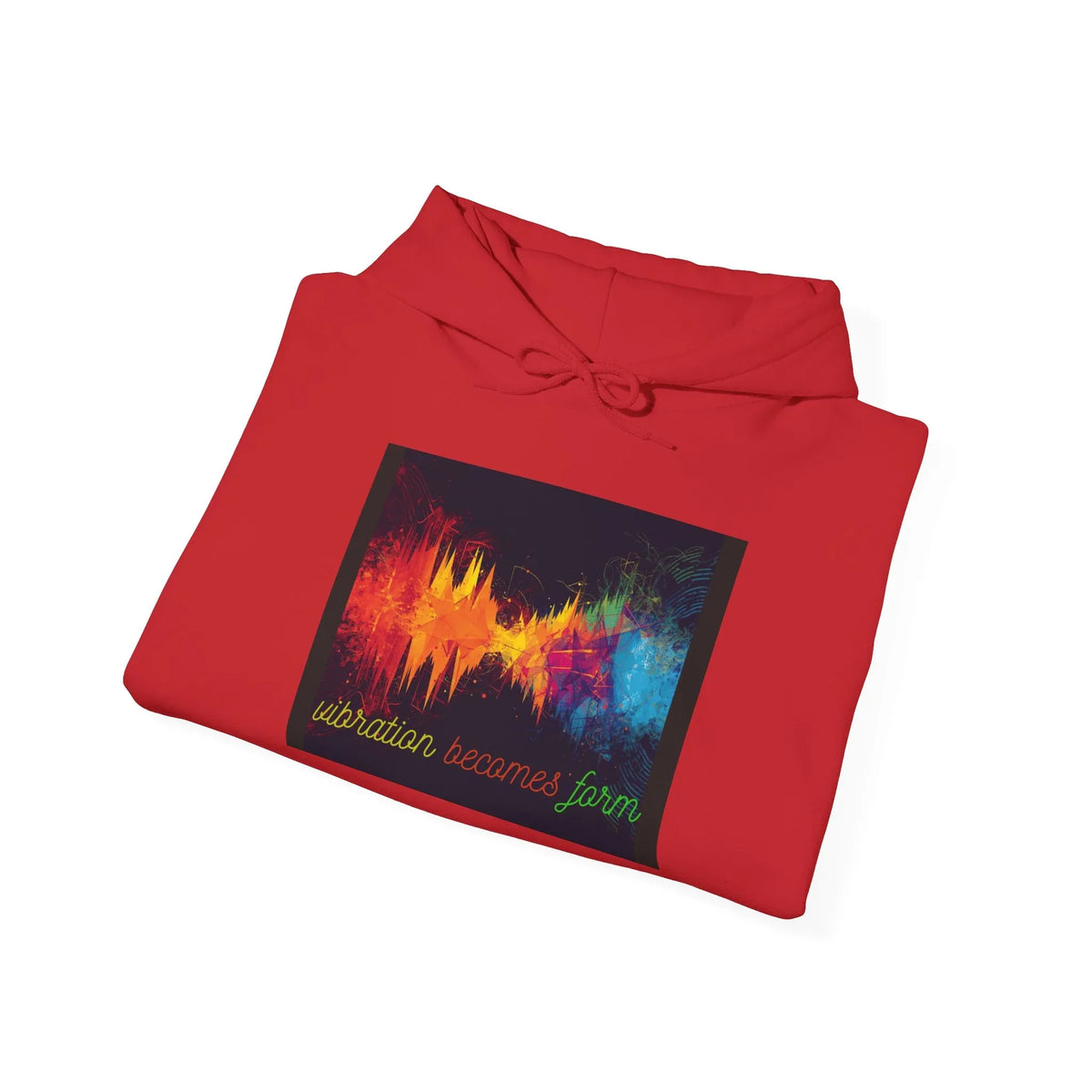Energy Hoodie — "Vibration Becomes Form" Graphic Hoodie - underthestarsbabe