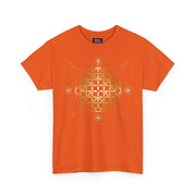 Gold Flower Of Life Unisex Graphic Tee