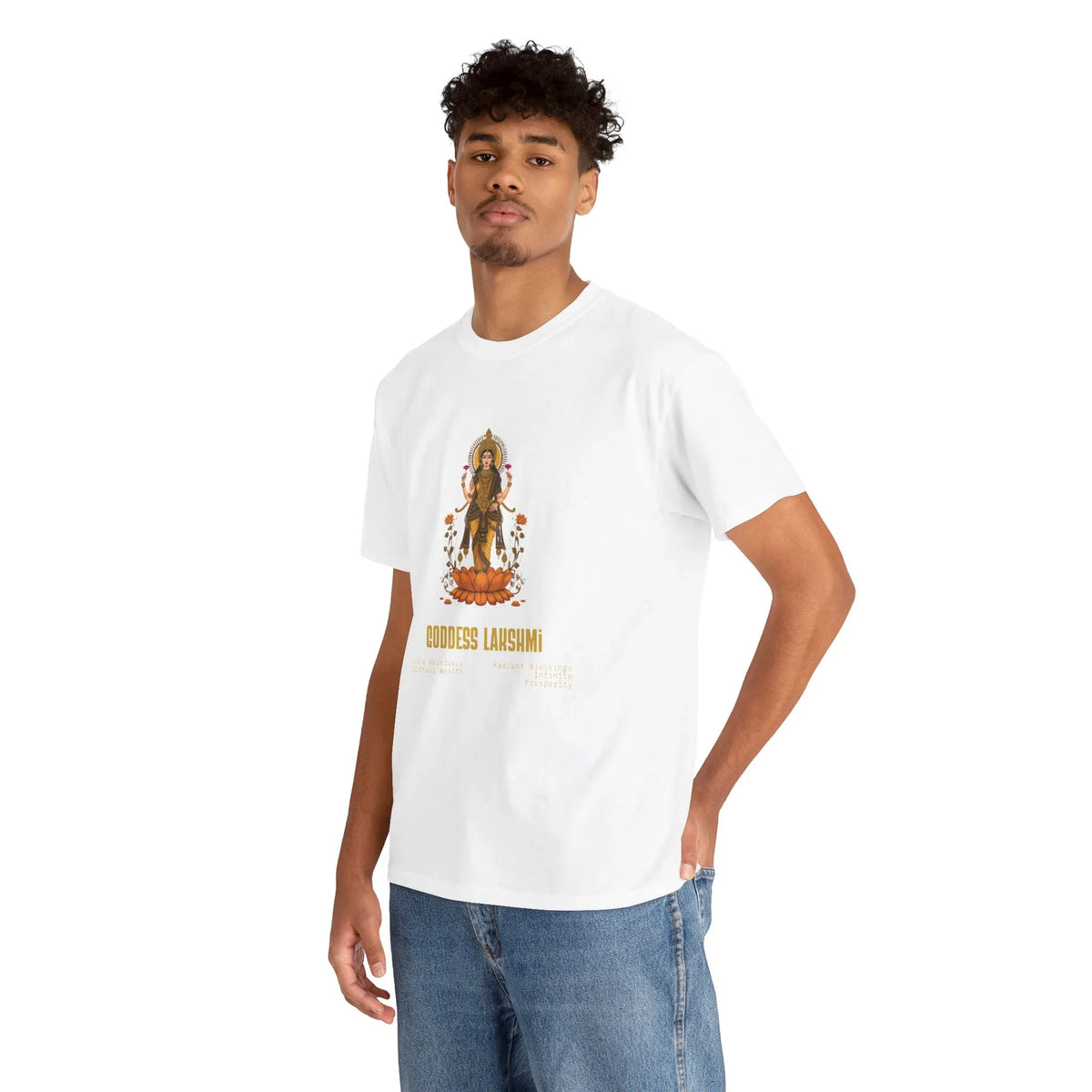 Goddess Lakshmi Abundance & Blessings Tee - underthestarsbabe