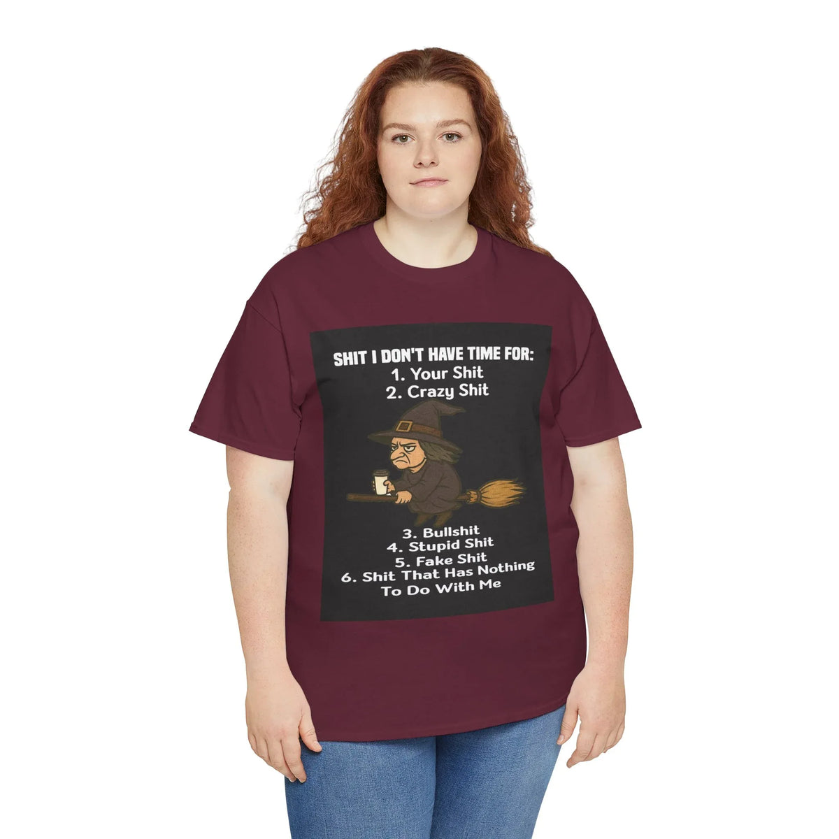 Cotton Tee S**t I Don't Have Time For List Shirt - underthestarsbabe