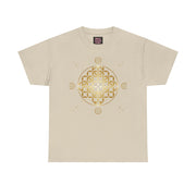 Gold Flower Of Life Unisex Graphic Tee