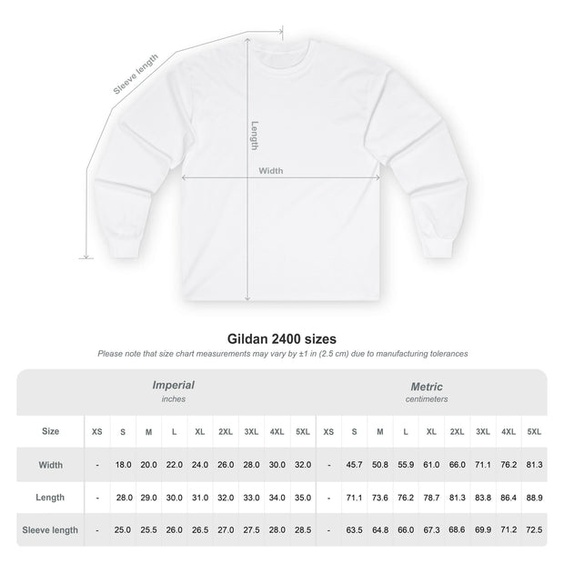 Cold Cold World Ice-Themed Long Sleeve Tee