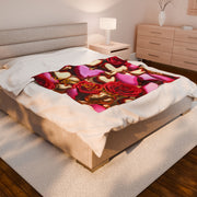 Love Wins! Velveteen Plush Blanket