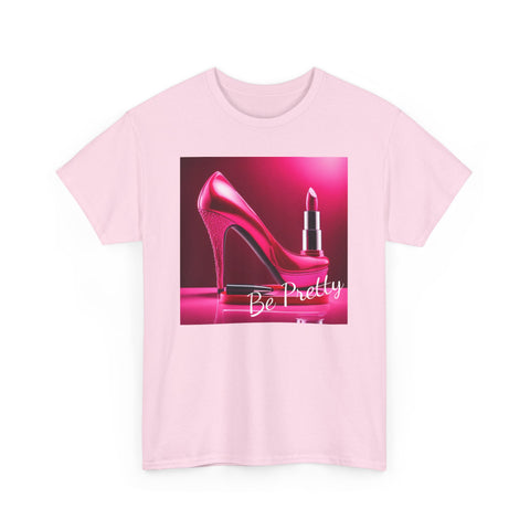 Lipstick & High Heels Unisex Cotton Tee - Trendy - Under the Stars Babe