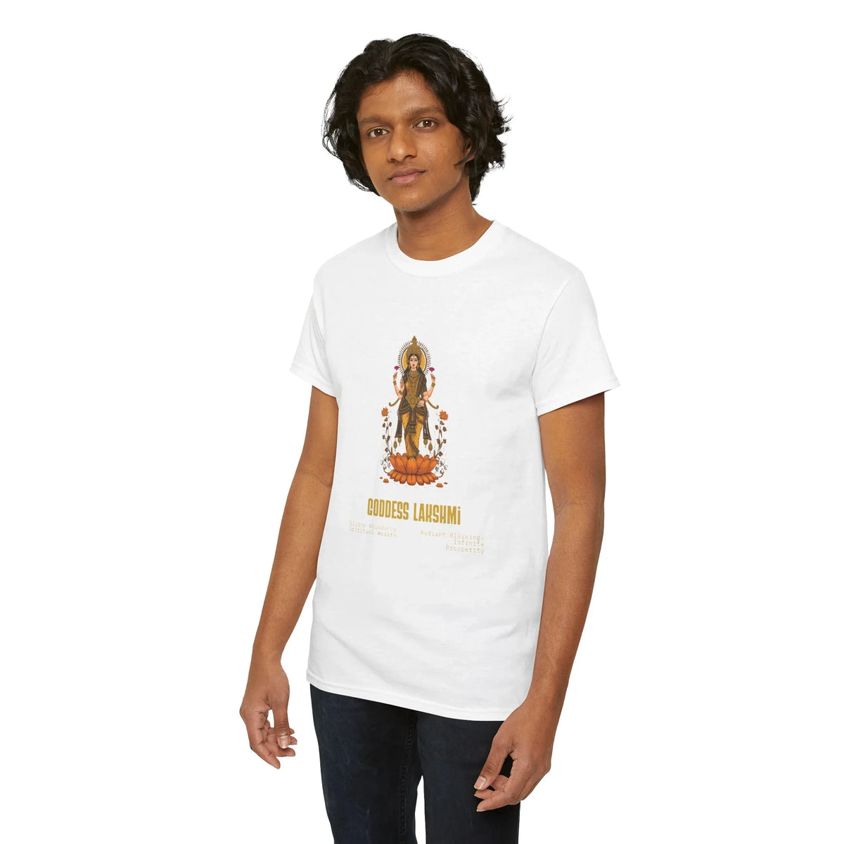 Goddess Lakshmi Abundance & Blessings Tee - underthestarsbabe